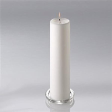 MMZP® 3" x 12" Pillar Candles White Set of 6