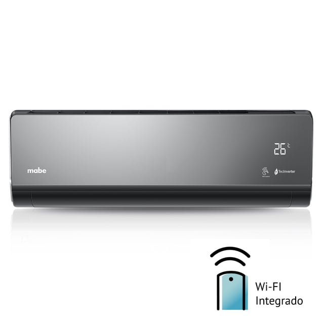 Aire Acondicionado Mini Split Inverter Frío 220 V 2 Toneladas (24,000 BTU) Espejo Mabe - MMI24CDMCAM9 MABE MMI24CDMCAM9 24 BTU SOLO FRÍO