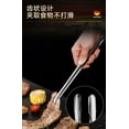 thumbnail image 3 of 304 Stainless Steel Meat Clip, Korean BBQ Steak Tongs, Grilling Accessories, Heat Resistant + Easy Grip, Durable Design, for Outdoor Cooking, Multi-Function Kitchen Tool, Barbecue Tongs | UKHBMC, 3 of 8