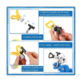 thumbnail image 4 of 10Pcs Spray Tips Airless Paint Sprayer Nozzle Tip and Filter Reversible Spray Tip Paint for Airless Sprayer Accessories, 4 of 7