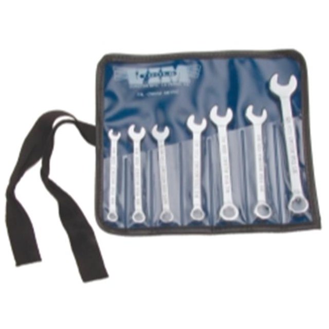 Vim Products VIMCW01M Metric Combination Wrench Set - 7 Piece