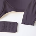 thumbnail image 6 of adviicd Women's Full Coverage Bras Plus Size Lightly Lined Full Coverage Push Up Bralettes Soft Supportive Sexy Bras Dark Gray, 80D, 6 of 7