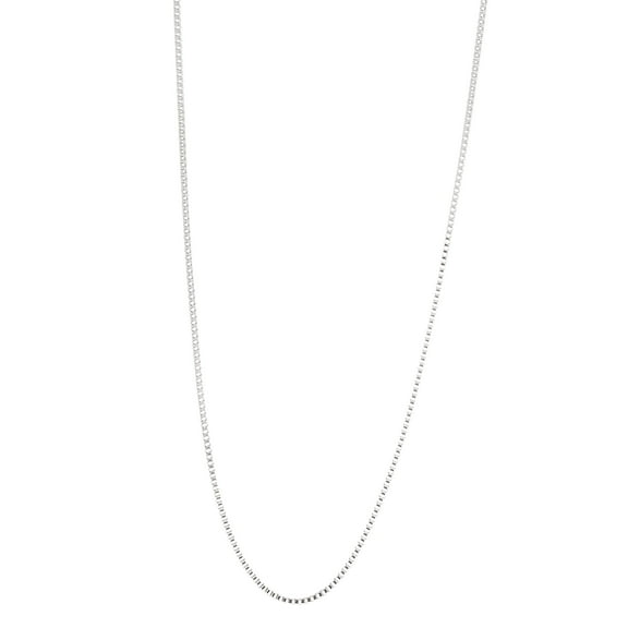 Lesa Michele Silver-Tone Stainless Steel 24" 2mm Box Chain