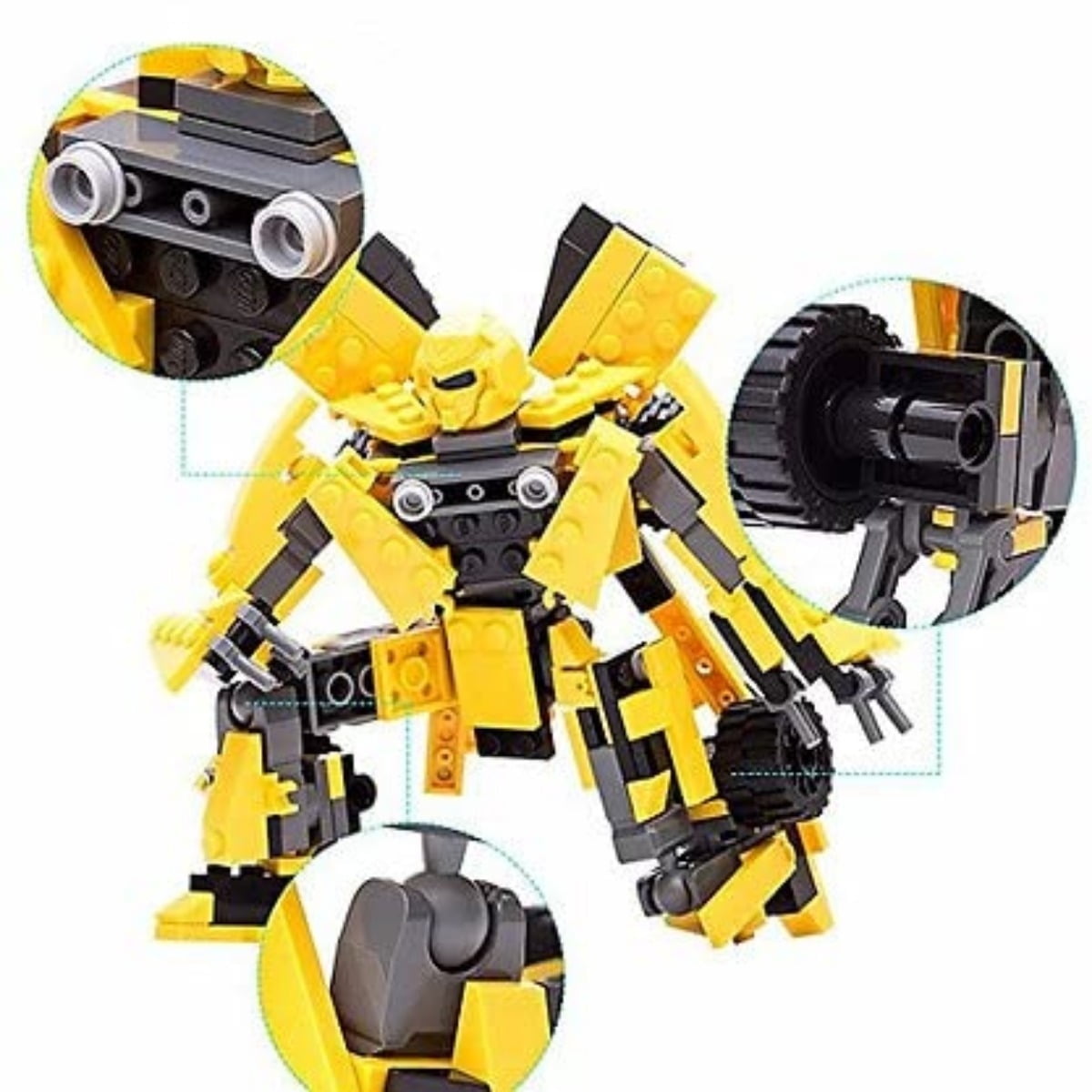 Transform Series Bumblebee Building Blocks Model Toys Robot 2 in 1-GM12