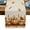 Orange Beige, variant on ERUNPONLY Pumpkins Fall Table Runner - 72 Inch Long Thanksgiving Maple Leaf Wheat Linen Cotton and Linen Blended Dress Scarves Farmhouse Table Runner for Kitchen Dining, Coffee Table, 18" x 72"