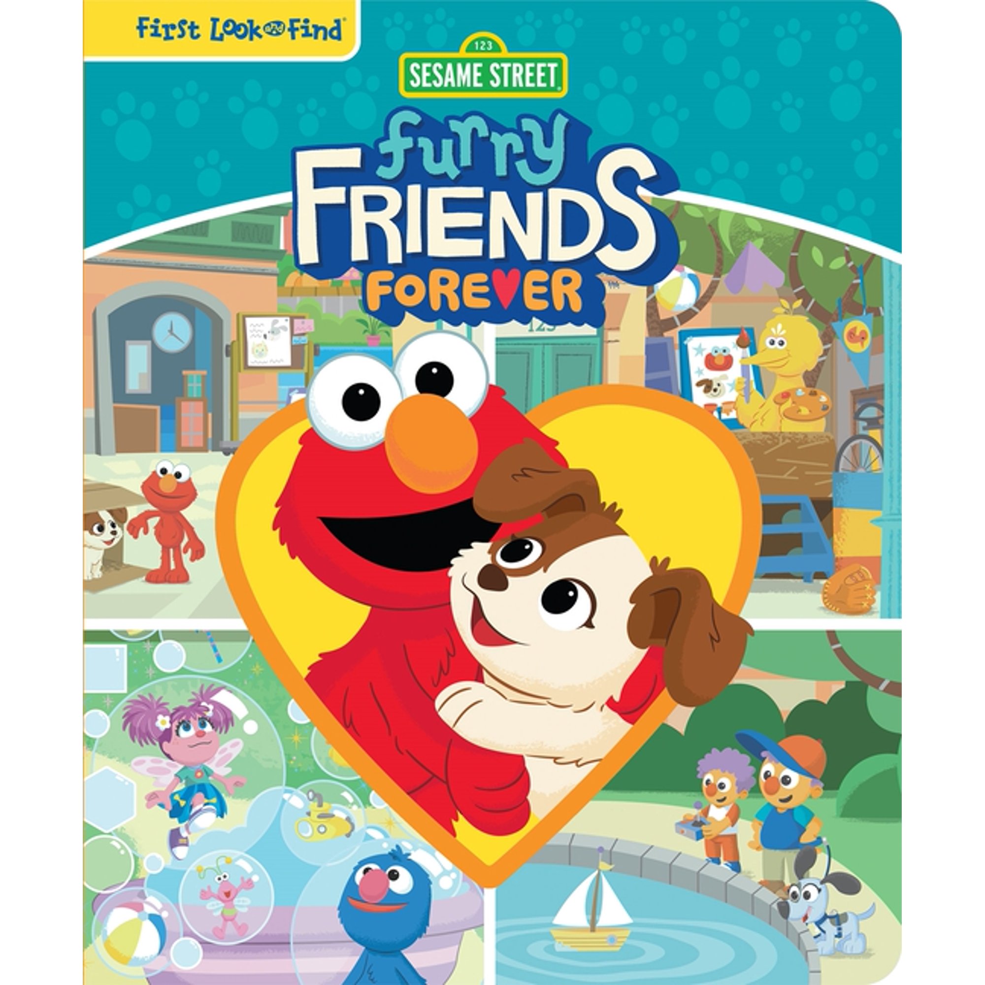 Sesame Street: Furry Friends Forever First Look and Find, (Board Book)