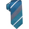 thumbnail image 1 of Alfani Mens Warren Stripe Self-tied Necktie, Azul, Talla única, 1 of 1