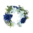 thumbnail image 2 of fenteer Hairpin Delicate Travel Photo Hair Accessory Wreath Headband Floral Headwear for dark blue, 2 of 8