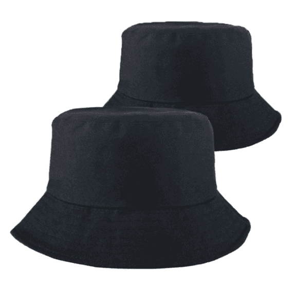 FLORNIX Sun Hat Sun Protection Large Brim Hat Bucket Hats for Woman Casual and Simple for All Seasons Sun Hats for Women,Black