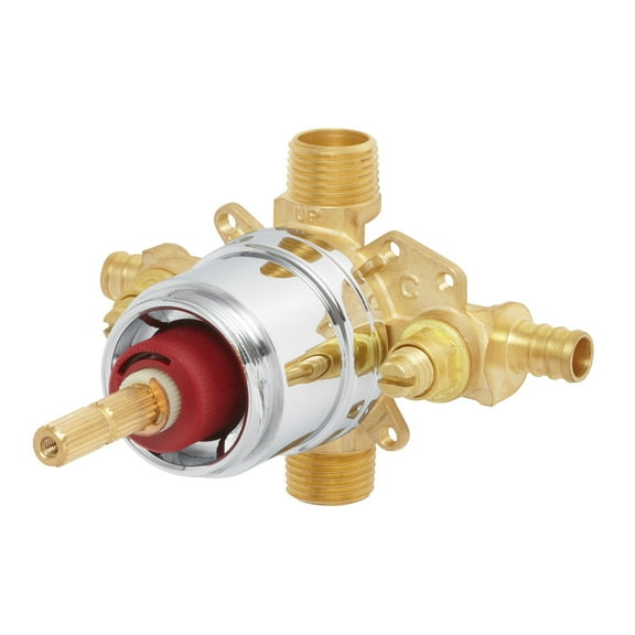Speakman, CPV-PB-PXC, Sentinel Mark II Pressure Balancing Shower Valve with Crimp Inlet Connections, Rough Brass
