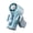 Sky Blue, variant on TEC Cooling Clip-On Fan With LED Display 6 Speeds Rechargeable Portable Handheld Fan Sky Blue 1 Count