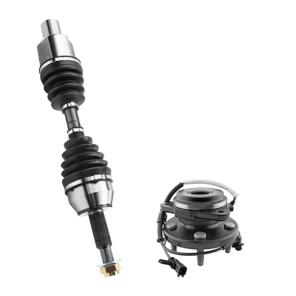 AutoShack Front Right CV Axle Shaft Wheel Hub Bearing Assembly Replacement for 2009-2011 Ford Ranger 4WD Passenger Side 5-Lug 5 HUB060200678