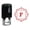 Red, variant on Printtoo Square Swirl Border Alphabet F Monogram Initial Self Inking Rubber Stamp Office Stationary