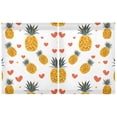 thumbnail image 2 of Pineapple Love Tier Curtains Tier Kitchen Living Room Bedroom Balcony 2 Panels 27x36 Inch, 2 of 8