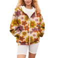 thumbnail image 6 of Bovemsi Sweatshirt for Women Fashion Spring Autumn Casual Long Sleeve Hoodies Sweatshirts Top Zip Up Hoodie, 6 of 7