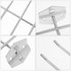 thumbnail image 3 of unbranded Gancho Doble Plateado Para Pegboard Con Soporte Para Herramientas Y Accesorios, 3 of 8