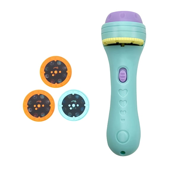 BESTSKY Children's Flashlight Toy Camping Flashlight Projection Small LED Flashlight Early Education Small Flashlight Picture Dinosaur