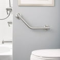 thumbnail image 2 of Moen LRA8716D1GBN Grab Bar with Grip Pad Angled 16" - Brushed Nickel, 2 of 6