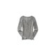 thumbnail image 1 of Aeropostale Suéter de punto henley para mujer, gris, grande Aeropostale henley, 1 of 1