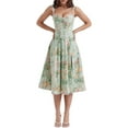 thumbnail image 1 of Gupgi Midi Floral Dress for Women Sleeveless Split Flowy Boho Dresses with Pockets, 1 of 9
