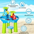 thumbnail image 6 of ZMKIAG Toddler Water Table Toys, Summer Beach & Poolside Sensory Toys, Backyard Water Activity Table, Summer Outdoor Toys, Outdoor Splash and Play Activity Set for Boys Girls, 6 of 9