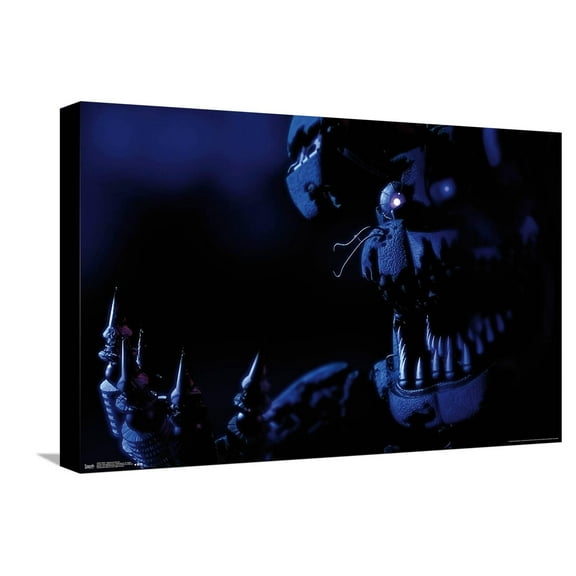 Five Nights at Freddy's - Nightmare Bonnie Canvas Wall Poster, 14.725" x 22.375"