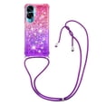 thumbnail image 1 of Funda para Honor 90 Lite 5G Brillantina Líquida Divertida Reluciente y con Cristales en Movimiento Cuerpo Cruzado con Cordón Ajustable, 1 of 5