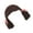 brown, variant on Warm and Comfortable Bangs Toupee Hat Kindergarten Role Play Hairpiece for Children Easy to Wear with Braided Designing