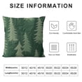 thumbnail image 5 of GOSMITH Kevin Textile Christmas Decorative Pillow Covers Soft Jacquard Throw Pillows Pillowcases for Couch Sofa Holiday Festivals Winter Home Decor, Dark Green, 5 of 5