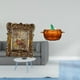 thumbnail image 2 of Marco de fotos de vidrio floral tallado a mano con forma de calabaza, portafotos, tarro de antiguo, cuenco naranja para servir, para mesa, de, 2 of 8