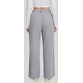thumbnail image 7 of Slacks for Women Dress Pants Stretchy Work Pants Wide Leg High Waisted Business Casual Trousers with Pockets Waffle, 7 of 7