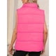 thumbnail image 4 of Chaleco Acolchado para Mujer, Abrigos de Abrigo, Chaquetas y Abrigos con Bolsillos. Rosa Roja L, 4 of 8