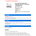 thumbnail image 2 of Rear Drum Brake Hardware Kit - Compatible with 1975 - 1978, 1984 - 1989 Dodge D100 1976 1977 1985 1986 1987 1988, 2 of 2
