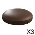 thumbnail image 1 of Fundas para cojines de bar,Funda para silla de taburete redondo impermeable de cuero PU,Fundas para taburetes de bar redondos Fundas elásticas para sillas de bar,Funda de cojín para taburete, 1 of 7