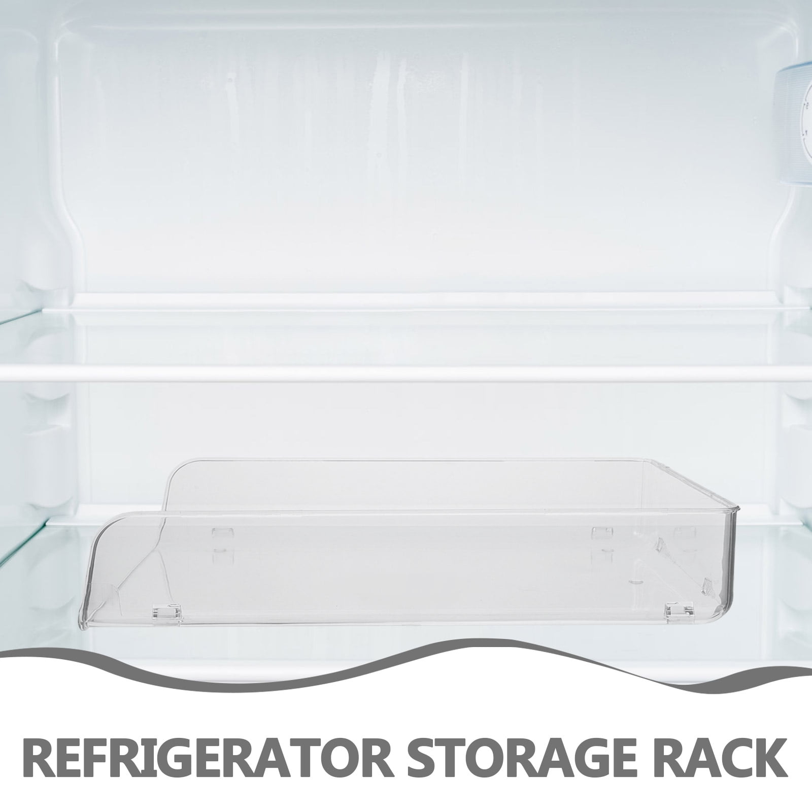 HONMEET Clear Plastic Refrigerator Shelves for Efficient Kitchen Storage and Organization, and Easy to Clean