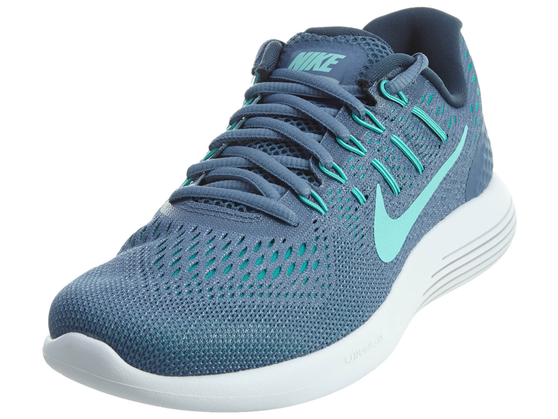 Lunarglide 8 Ocean Fog/Hyper Turquoise-Blue Grey Women's Size 7 Medium - Walmart.com