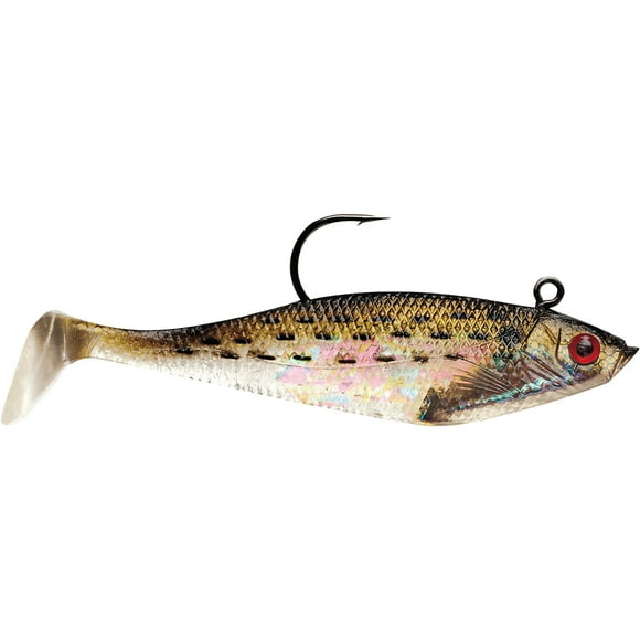Storm WildEye Leurre de Pêche 4 Pouces Swim Shad Lot de 3 - Bunker