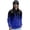 Blue, variant on Unisex Streetwear Hoodies with 3D Drip Cityscape Print and Soft Fleece Lining Featuring Long Sleeves and Front Pouch Pocket Black L