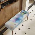 thumbnail image 3 of Whosucclay Butterfly Hydrangea Print Stretch Dining Bench Cover, Water Resistant Bench Slipcover, Removable Bench Protector, Rectangle Bench Covers for Bedroom, Hotel, Party, 3 of 7