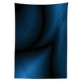 thumbnail image 3 of Ambesonne Navy Tablecloth Rectangular Table Cover, Deep in the Ocean Sealife, 52"x70", Dark Blue, 3 of 4
