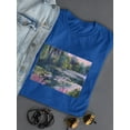thumbnail image 3 of Monets Garden T-Shirt Women -Mary Jean Weber Designs, Female x-Large, 3 of 4