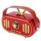 thumbnail image 3 of Mini Altavoz portátil retro Sincero Bluetooth recargable color rojo, 3 of 10