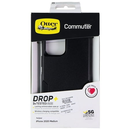 OtterBox Commuter Series Case for iPhone 12 and iPhone 12 Pro - Black