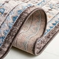 thumbnail image 5 of SAFAVIEH Cornelia Rose Medallion Area Rug, Blue/Charcoal, 6'7" x 6'7" Square, 5 of 8