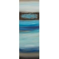 thumbnail image 2 of Hinz 11x24 White Modern Wood Framed Museum Art Print Titled - Oceanscape B, 2 of 4