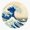 1pcs, variant on Great Wave Kanagawa Ocean Art Sticker