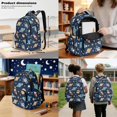 thumbnail image 3 of Xoenoiee Astronaut Planet Rocket Star Print Kids Backpack for Boys 3 In 1 School Bookbag Set Travel Rucksack with Insulated Lunch Bag and Pencil Case Lightweight Elementary School Bag Daypack, 3 of 6
