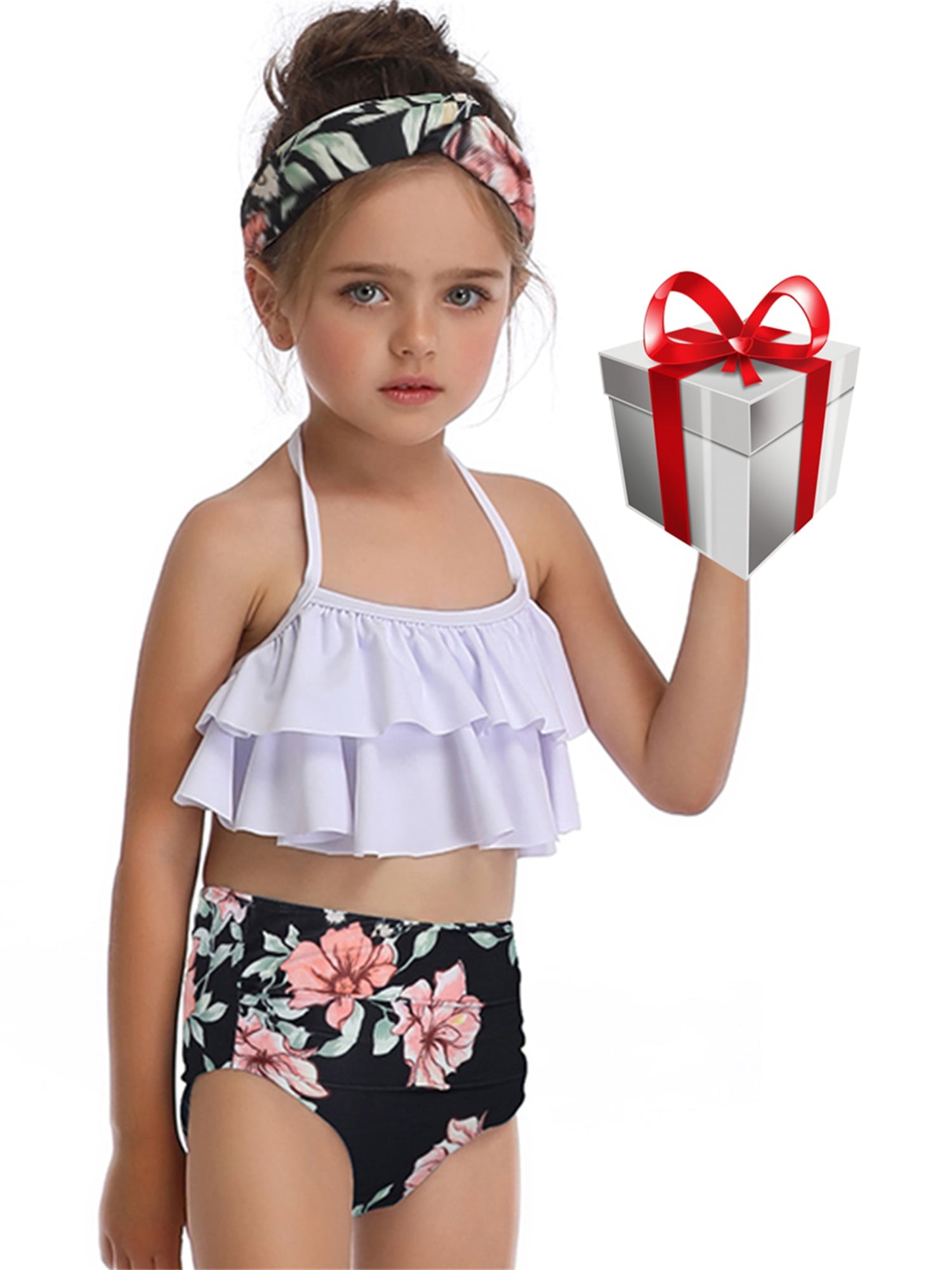 Liacowi Mom and Me Swimwear Two Piece Swimsuits Family Matching