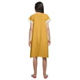 thumbnail image 3 of Moomaya Chemise de Nuit en Popeline de Coton à Manches Courtes pour Femmes, 3 of 4