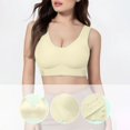 thumbnail image 4 of Endives Jelly Bra for Women Wireless Full Coverage Support Bra Back Hook Closure Soft Everyday Sleep Bra for Large Bust M, 4 of 6